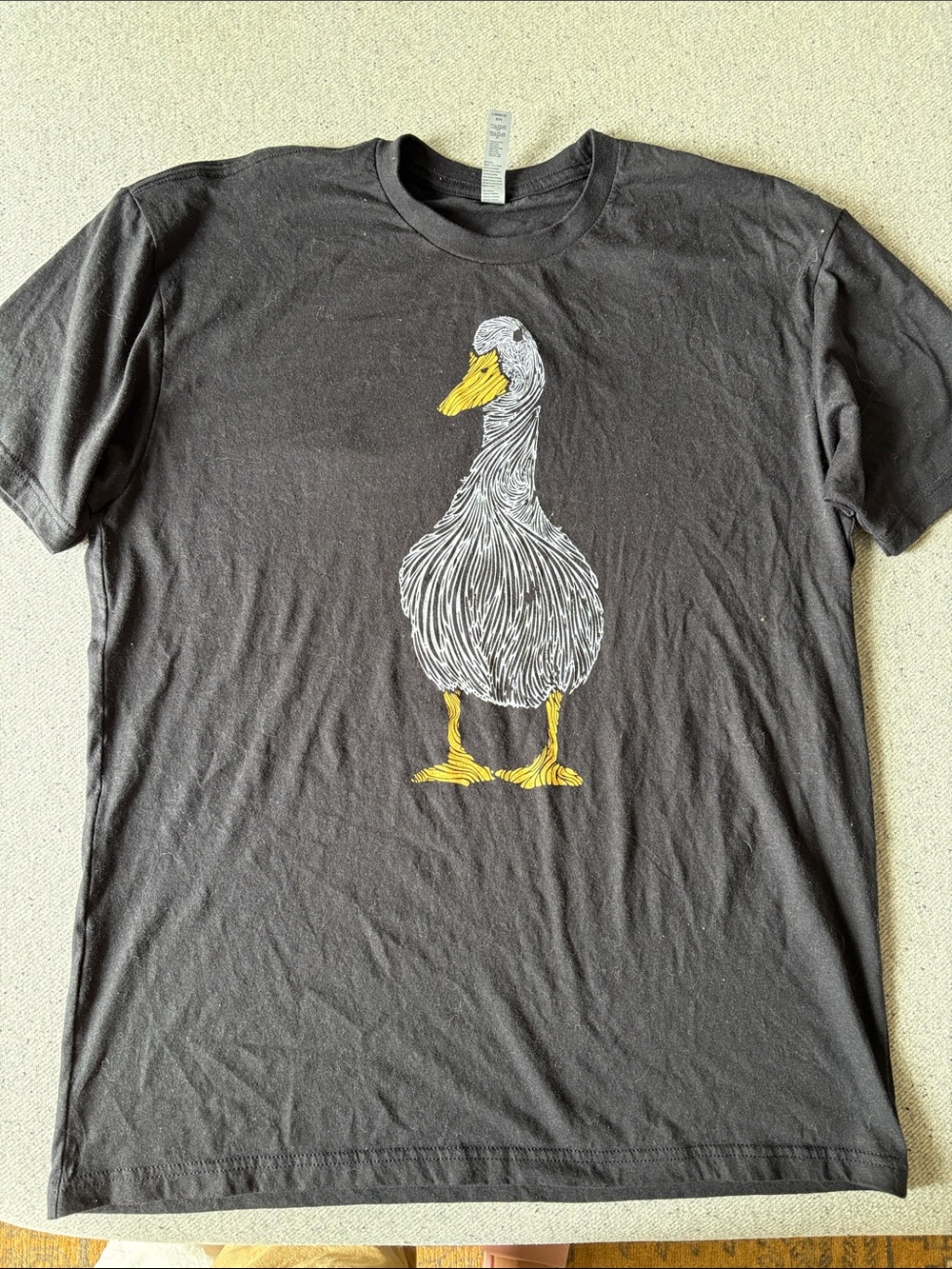 Next Level Apparel Black Duck Graphic Tee